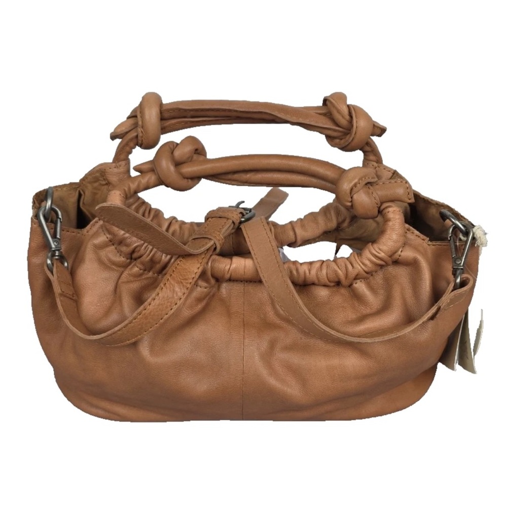 NEW NWT Free People Head over heels slouchy genuine leather crossbody bag